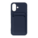iPhone 16 Plus Cover Pung Blå