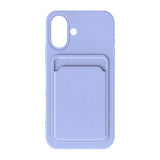 iPhone 16 Plus Cover Kortholder Lilla