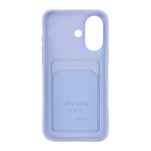 iPhone 16 Plus Cover Kortholder Lilla