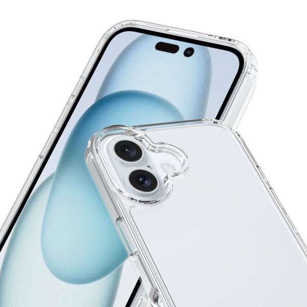 Rvelon iPhone 16 Plus Cover Stødsikkert Transparent