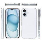 Rvelon iPhone 16 Plus Cover Stødsikkert Transparent