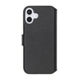 Rvelon iPhone 16 Plus Cover Ægte Læder Sort