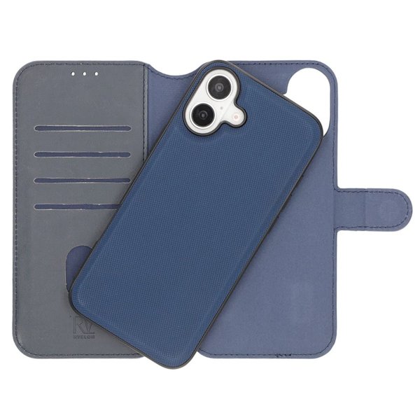 Rvelon iPhone 16 Plus Cover Magnetisk aftagelig skal Blå