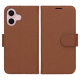 iPhone 16 Plus Cover med Stativ Brun