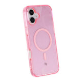 Rvelon iPhone 16 Plus Cover Glitter MagSafe Rosa