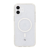 Rvelon iPhone 16 Plus Cover Glitter MagSafe Hvid