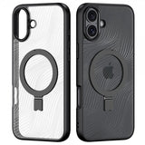 Dux Ducis iPhone 16 Plus Cover Aimo Series MagSafe Kickstand Sort