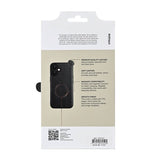 Buffalo iPhone 16 Plus Cover Ægte læder MagSeries Sort