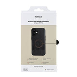 Buffalo iPhone 16 Plus Cover Ægte læder MagSeries Sort
