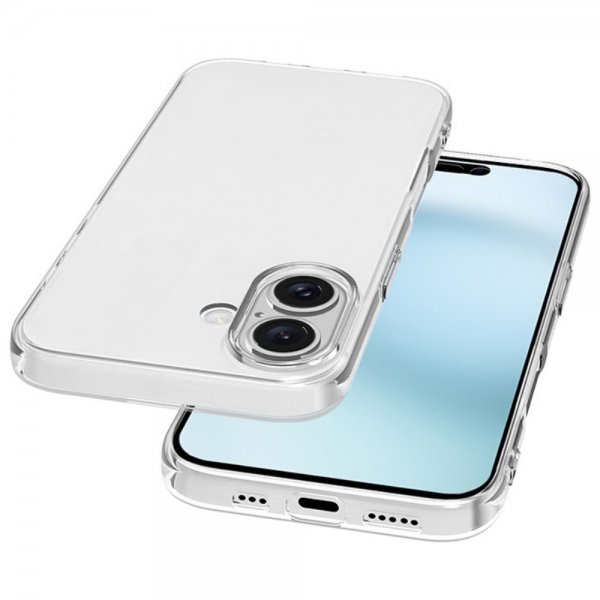 Nordic Covers iPhone 16 Plus Cover Feather Series Transparent