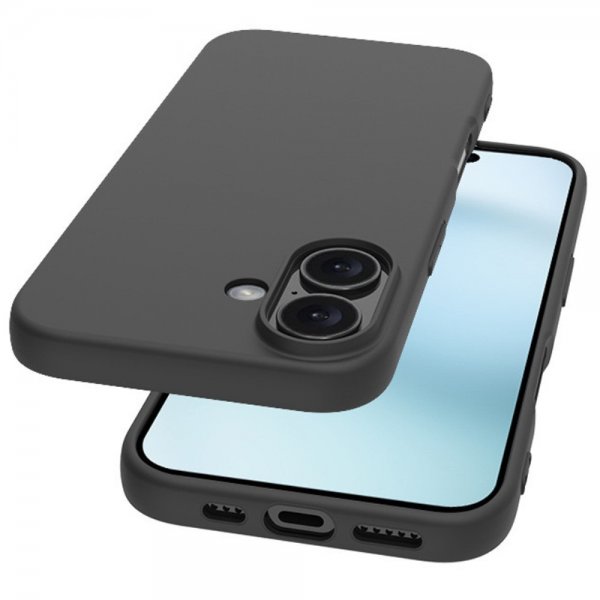 Nordic Covers iPhone 16 Plus Cover Feather Series Raven Black