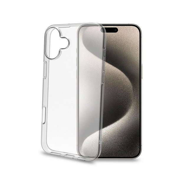 Celly iPhone 16 Plus Cover GELSKIN Transparent