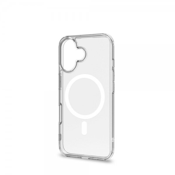Celly iPhone 16 Plus Cover GELSKINMAG Gennemsigtig Hvid