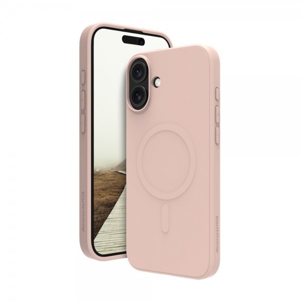 dbramante1928 iPhone 16 Plus Cover Greenland Pro MagSafe Pink Sand