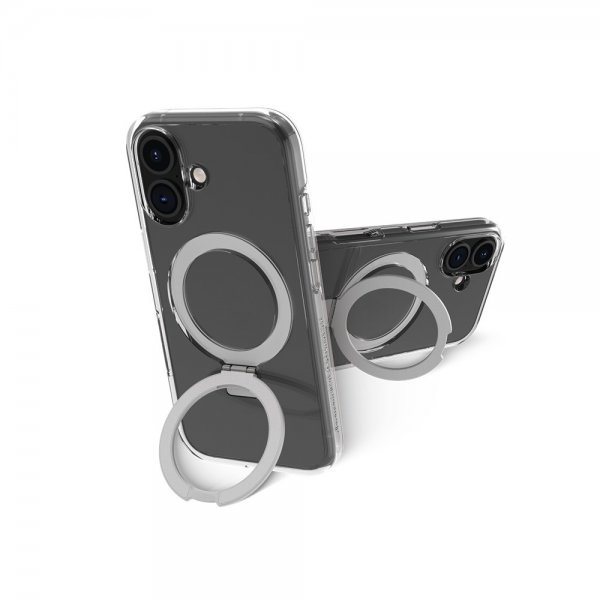 dbramante1928 iPhone 16 Plus Cover Iceland Ultra D3O MagSafe Kickstand Transparent