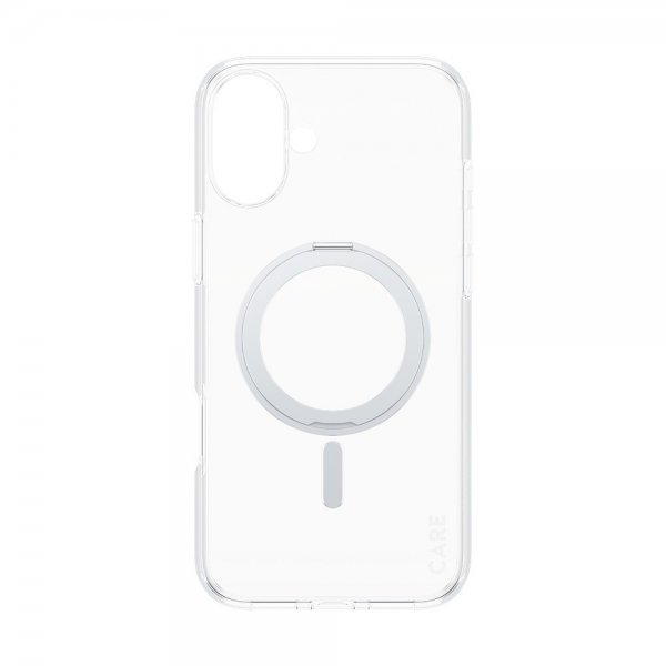 CARE by PanzerGlass iPhone 16 Plus Cover Kickstand MagSafe Sølv