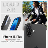 Spigen iPhone 16 Plus Cover Liquid Air Matte Black