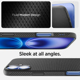 Spigen iPhone 16 Plus Cover Liquid Air Matte Black