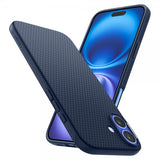Spigen iPhone 16 Plus Cover Liquid Air Navy Blue