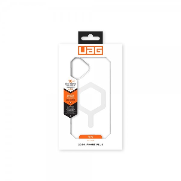 Urban Armor Gear (UAG) iPhone 16 Plus Cover Plyo MagSafe Hvid