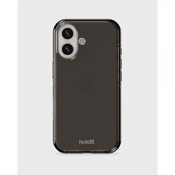 holdit iPhone 16 Plus Cover Seethru Sort