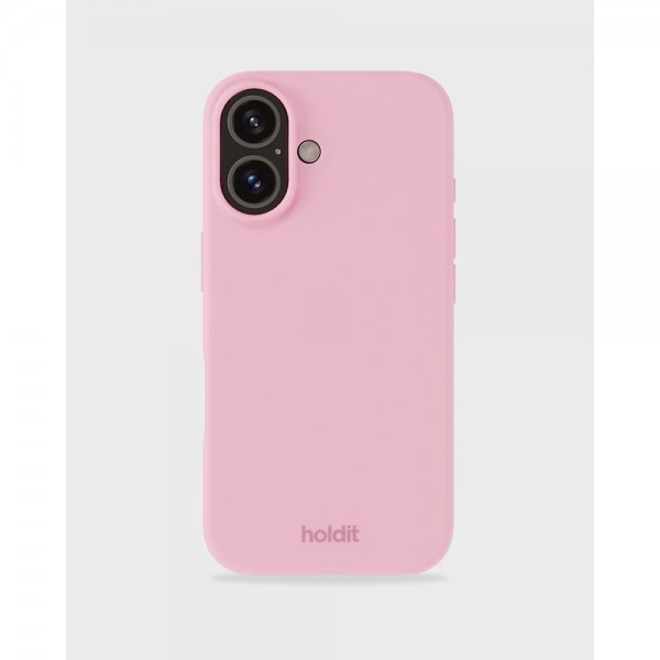 holdit iPhone 16 Plus Cover Silikone Rosa