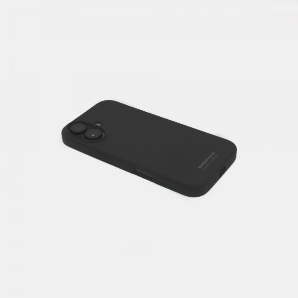 MobileFriend iPhone 16 Plus Cover Silikone Sort