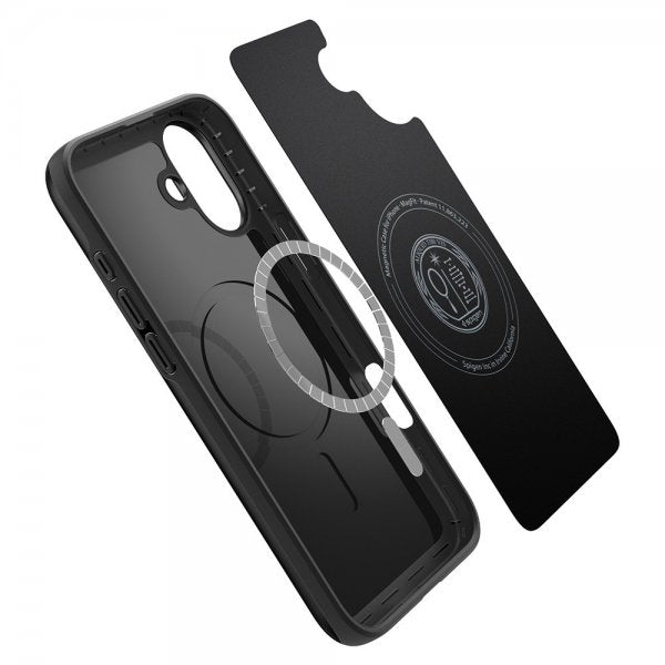 Spigen iPhone 16 Plus Cover Thin Fit MagFit Sort