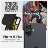 Spigen iPhone 16 Plus Cover Tough Armor MagFit Sort