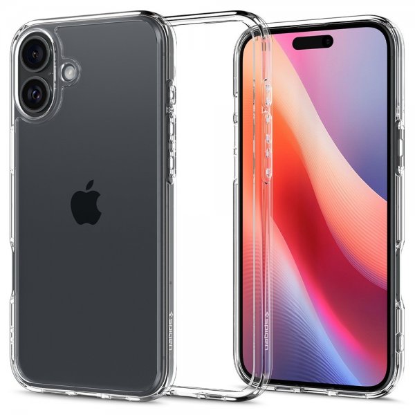 Spigen iPhone 16 Plus Cover Ultra Hybrid Crystal Clear