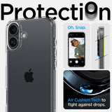 Spigen iPhone 16 Plus Cover Ultra Hybrid Crystal Clear