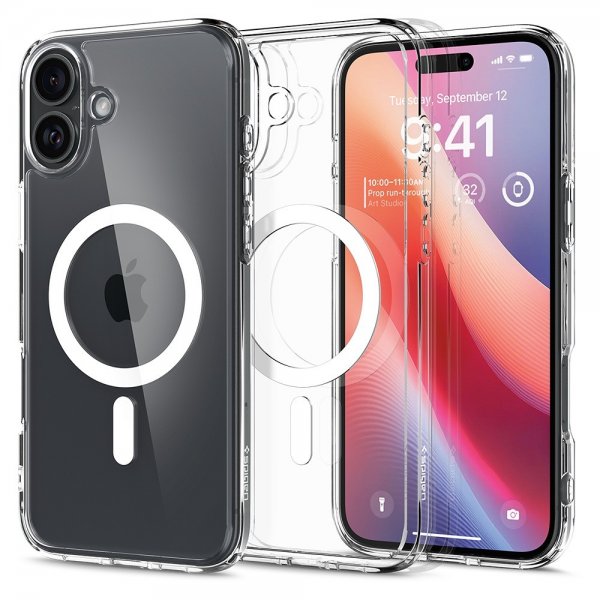 Spigen iPhone 16 Plus Cover Ultra Hybrid MagFit Hvid