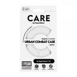 CARE by PanzerGlass iPhone 16 Plus Cover Urban Combat MagSafe Hvid