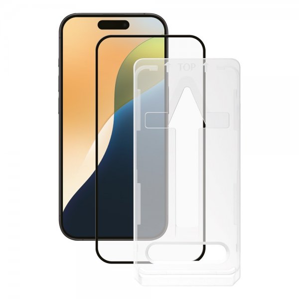 Vivanco iPhone 16 Plus Skærmbeskyttelse Fuld Skærm