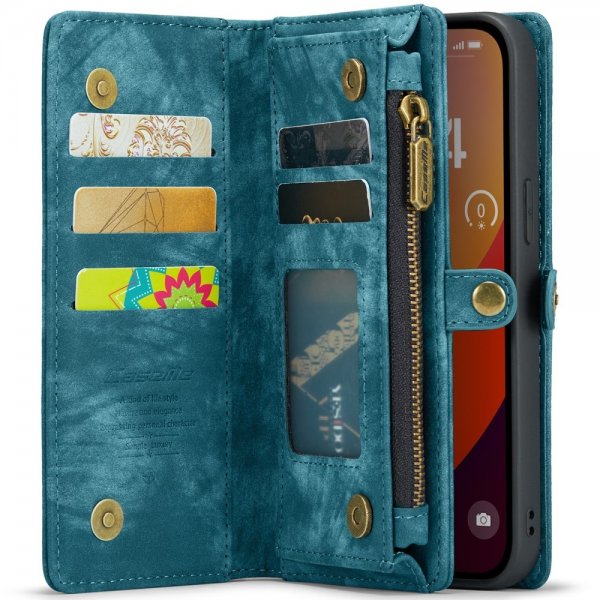 CaseMe iPhone 16 Pro Cover 008 Series Aftagelig Skal Blå