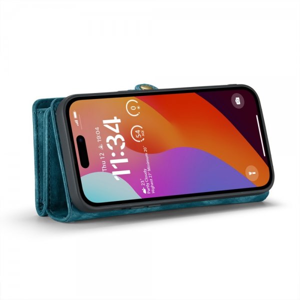 CaseMe iPhone 16 Pro Cover 008 Series Aftagelig Skal Blå