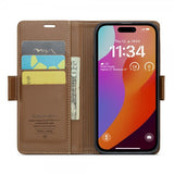 CaseMe iPhone 16 Pro Etui 023 Series Brun