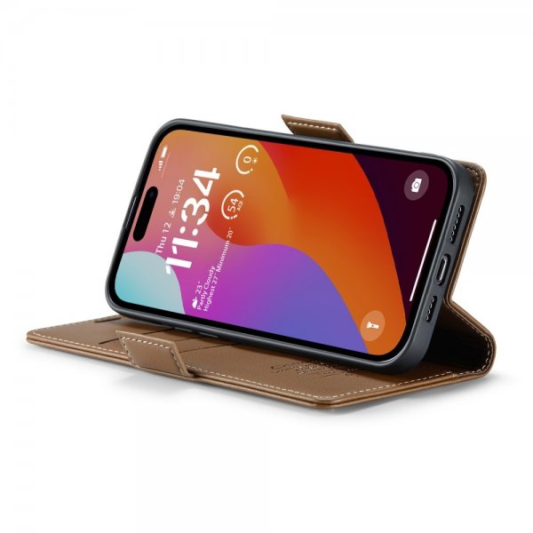 CaseMe iPhone 16 Pro Etui 023 Series Brun