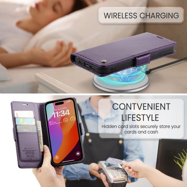 CaseMe iPhone 16 Pro Cover 023 Series Lilla
