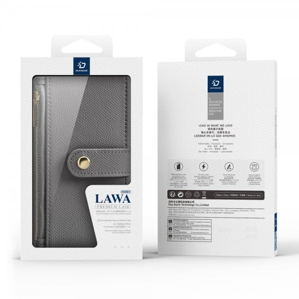 Dux Ducis iPhone 16 Pro Cover 2-i-1 Lawa Series MagSafe Grå