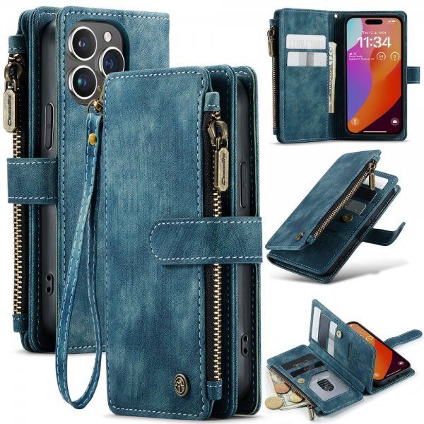 CaseMe iPhone 16 Pro Cover C30 Series Blå