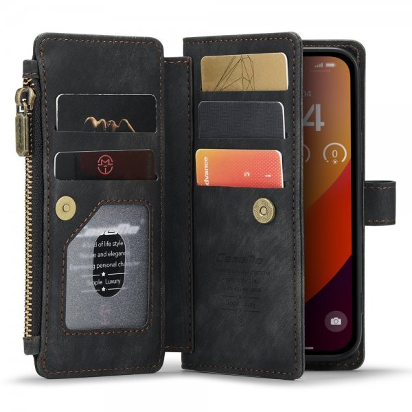 CaseMe iPhone 16 Pro Cover C30-serien Sort
