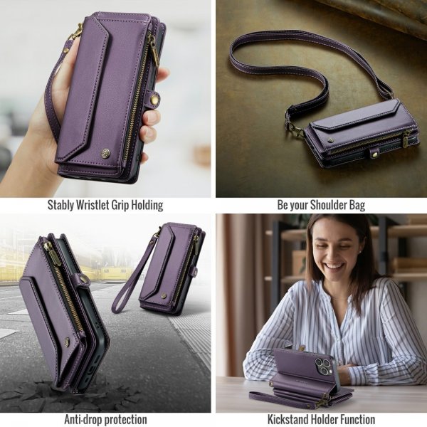 CaseMe iPhone 16 Pro Cover C36 Series Lilla