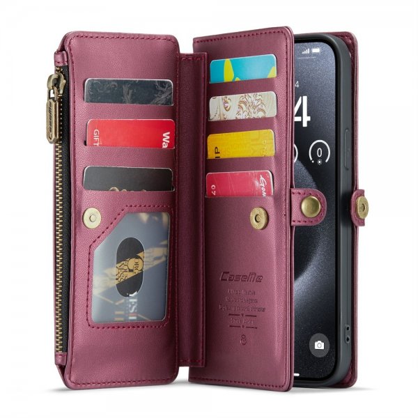 CaseMe iPhone 16 Pro Etui C36 Serie Rød