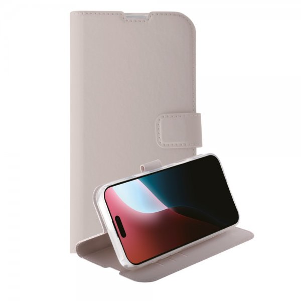Vivanco iPhone 16 Pro Etui Classic Wallet Greige