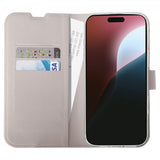 Vivanco iPhone 16 Pro Etui Classic Wallet Greige