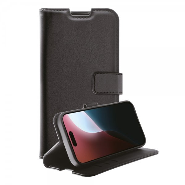 Vivanco iPhone 16 Pro Etui Classic Wallet Sort