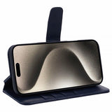 Nordic Covers iPhone 16 Pro Etui Essential Læder Heron Blue