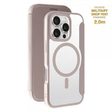 Vivanco iPhone 16 Pro Cover Mag Wallet Greige