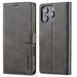 Lc.Imeeke iPhone 16 Pro Cover med Kortlomme og Stativfunktion Grå